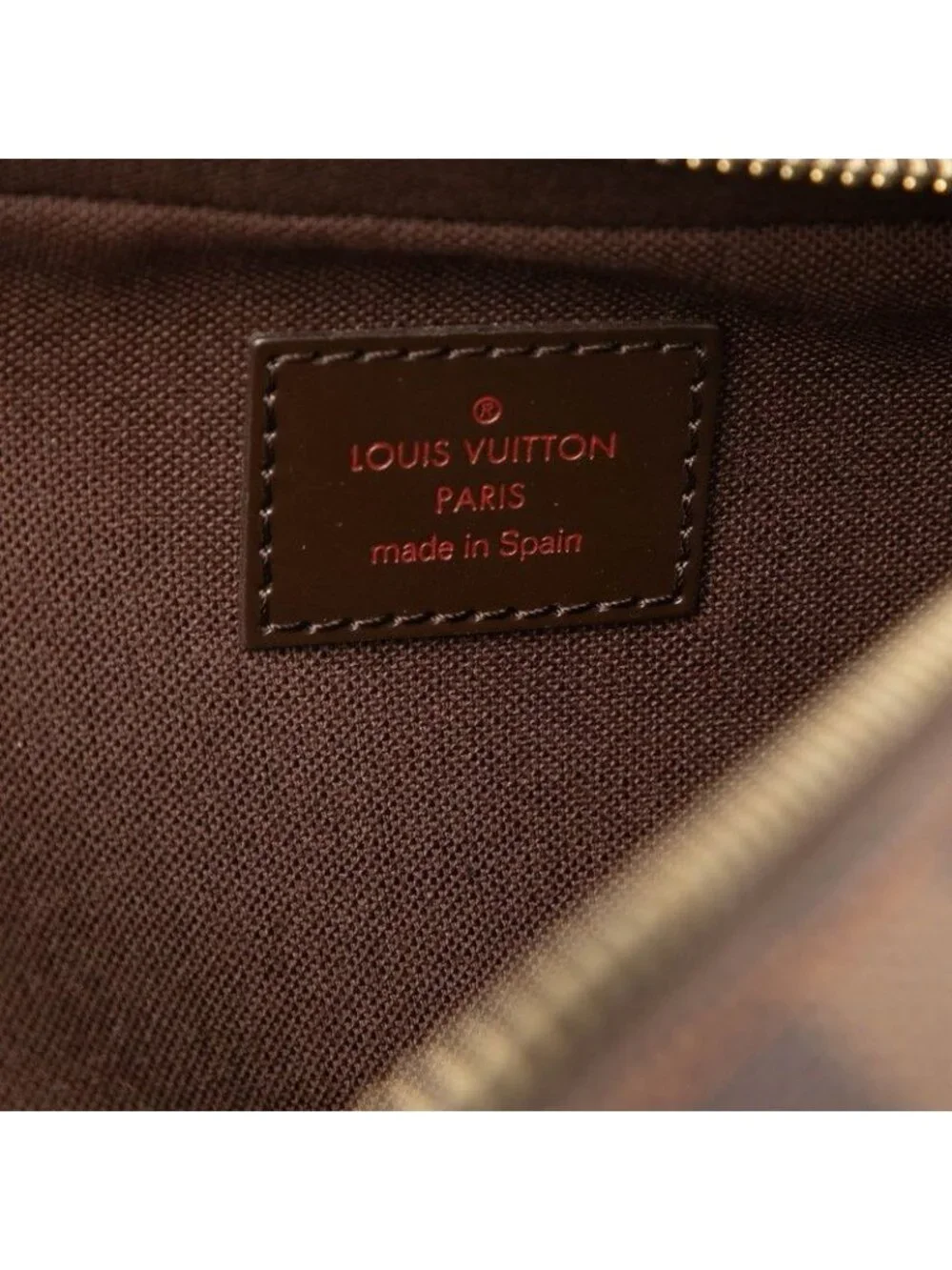 Louis Vuitton Damier Geronimos Shoulder Bag Brown